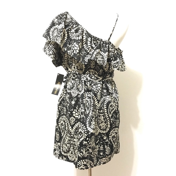 Maternity Dress S Summer Party Knee Black Pattern - Picture 3 of 4